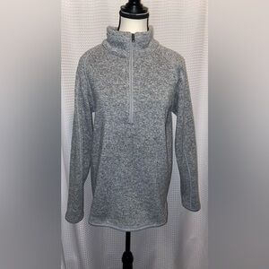 STORMPACK SUNICE 1/4 Zip‎ Fleece sweater Size Large - Gray